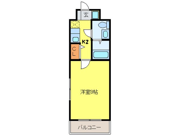 エルグランド大手門の物件間取画像